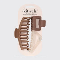 Kitsch Recylcled Plastic 3pc Claw Clip - Matte Assortment