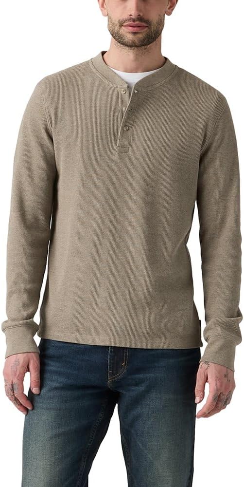 Levi's Thermal Henley - Brindle Heather