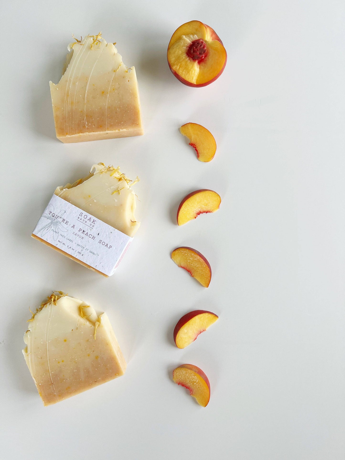 SOAK Bath Soap You're A Peach Soap Bar