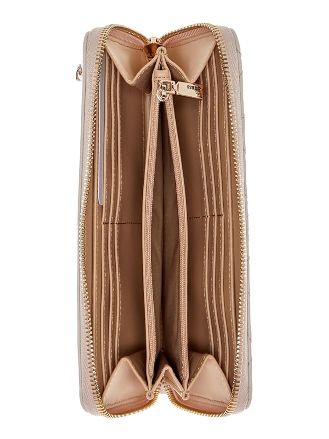 Guess Lucci Large Zip Around - Taupe