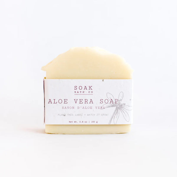 SOAK Bath Co Aloe Vera Soap Bar