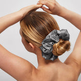 Kitsch Pillow Scrunchie - Charcoal/Gold