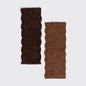 Kitsch Wide Lace Elastic Headband - Mocha & Chocolate