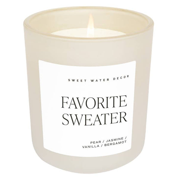 Sweet Water Decor Candle - Favourite Sweater