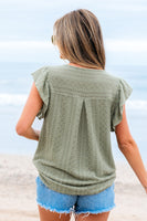 Dear Lover Blouse - Laurel Green