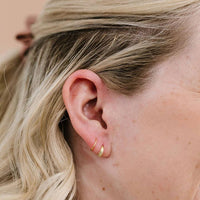 Shop ANDi Double Hoop Dupes - Gold