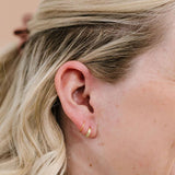 Shop ANDi Double Hoop Dupes - Gold