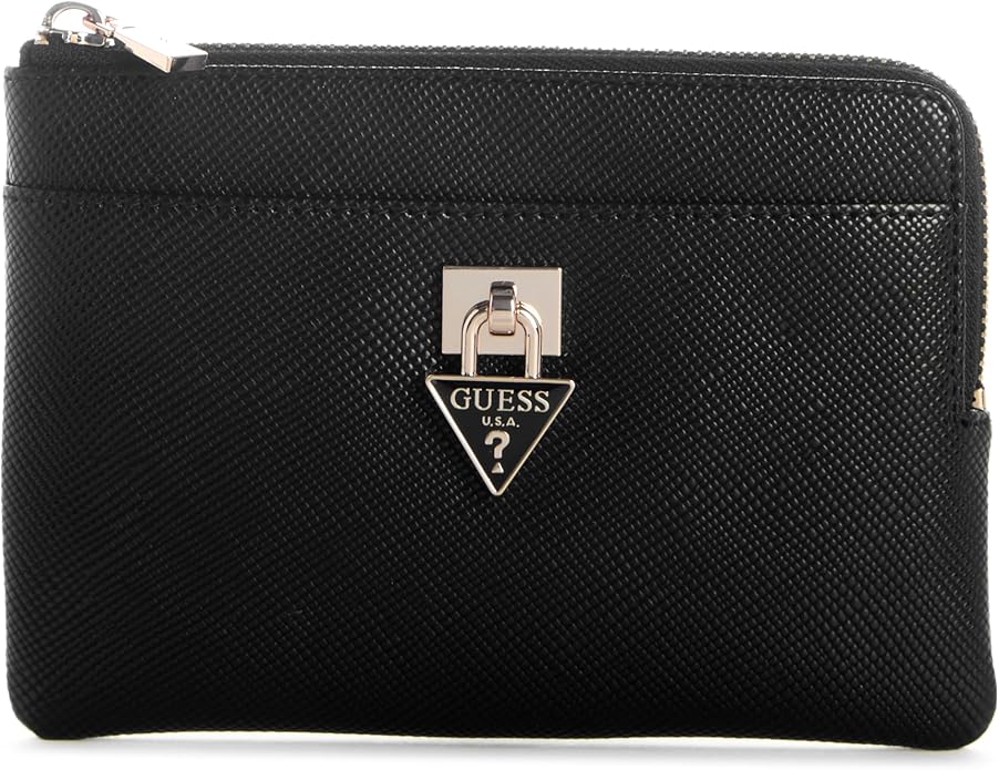 Guess Patsie Key Ring Pouch - Black