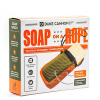 Duke Canno Soap On A Roap Bundle Pack - Tactical Scrubber + Bourbon Soap