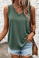 Dear Lover Tank Top - Mist Green