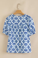 Dear Lover Blouse  - Sky Blue