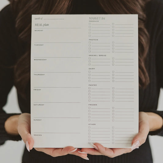 Sweet Water Decor Weekly Meal Plan Notepad