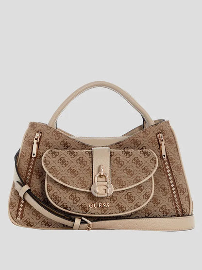 Guess Jessa Girlfriend Satchel - Latte