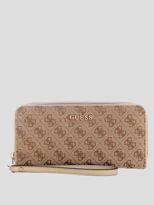 Guess Jessa Large Zip Around - Latte