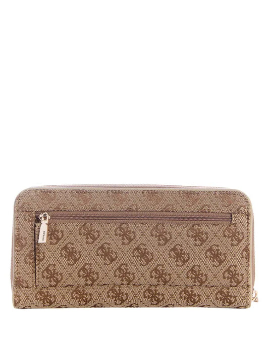 Guess Jessa Large Zip Around - Latte