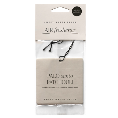 Sweet Water Air Freshener - Palo Santo Patchouli