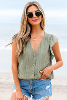 Dear Lover Blouse - Laurel Green