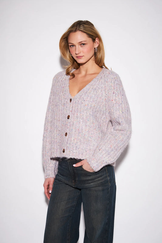 John+Jenn Hawkins Cardigan - Lilac Dream