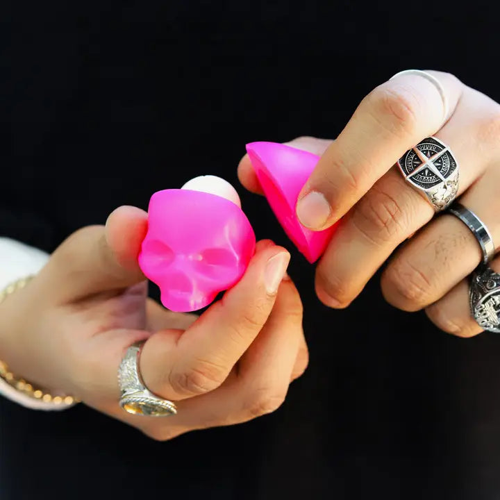 Rebels Refinery Hot Pink Skull Lip Balm - Mint