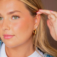 Shop ANDi Hypoallergenic Big Barrel Hoops - Gold