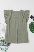 Dear Lover Blouse - Laurel Green
