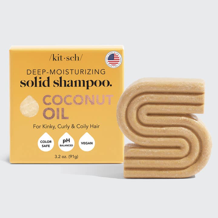 Kitsch Coconut Oil Deep Moisturizing Solid Shampoo Bar