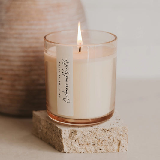 Sweet Water Candle  12oz Candle - Cashmere And Vanilla
