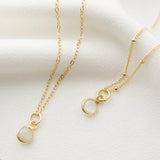 Hunter & Trove Cira Necklace - Gold 18" Cable Chain