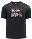 Huskies Stronger Together Tee - Charcoal Heather