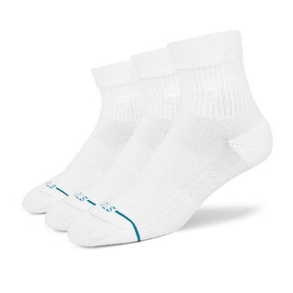 Stance Socks White STP Icon QTR 3pk