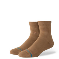 Stance Icon Quarter Socks - Brown