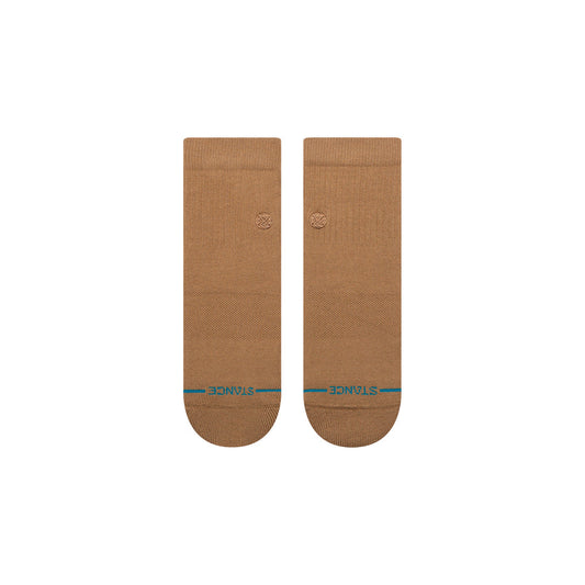 Stance Icon Quarter Socks - Brown