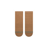 Stance Icon Quarter Socks - Brown