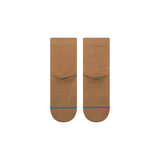 Stance Icon Quarter Socks - Brown