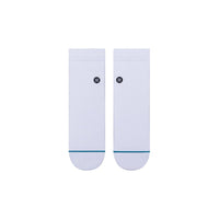 Stance Icon Quarter Socks - White