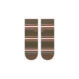 Stance Hill Top Quarter Socks - Dark Green