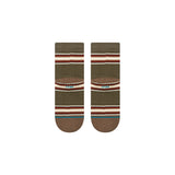 Stance Hill Top Quarter Socks - Dark Green