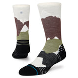 Stance Elevation Crew Socks - Brown