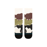 Stance Elevation Crew Socks - Brown