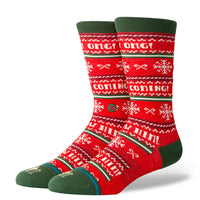 Stance Red I Know Him Crew Socks - Red