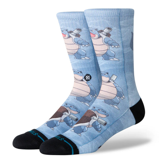 Stance Pokémon Blastoise Crew Socks - Blue