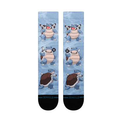 Stance Pokémon Blastoise Crew Socks - Blue