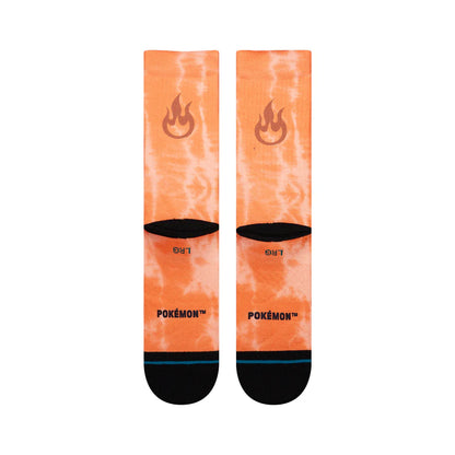 Stance Pokémon Charizard Crew Socks - Orange