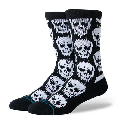 Stance Socks Static Skull Crew - Black