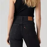 Levi's Ribcage Wide Leg Rosie Posie Jean - Black