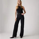 Levi's Ribcage Wide Leg Rosie Posie Jean - Black