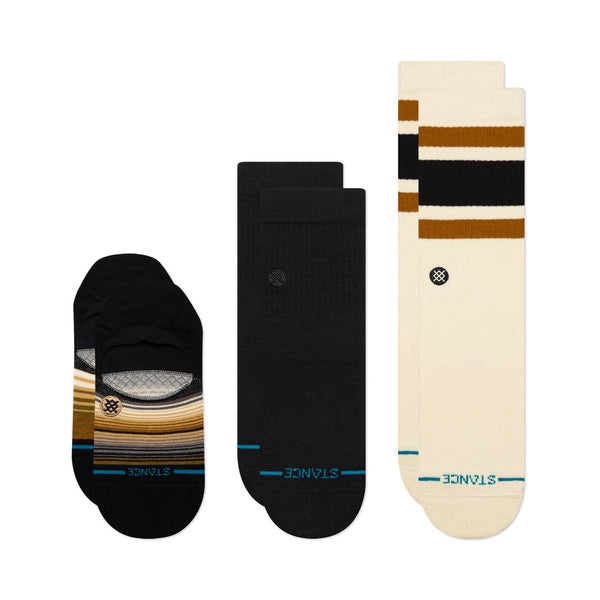 Stance Icon Series 3PK Socks - Black