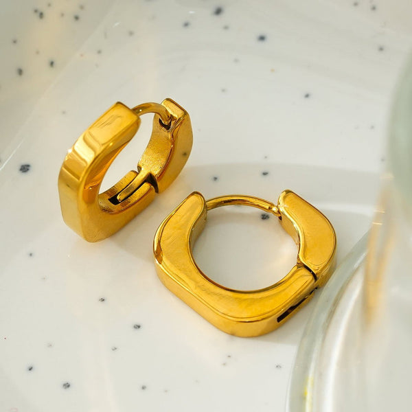 Hackney Nine Aira Hoops - Gold