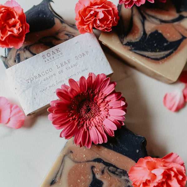 SOAK Bath Co Tobacco Leaf Soap Bar