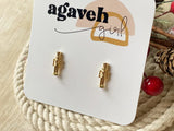 Agave Girl Nutcracker Studs - Gold